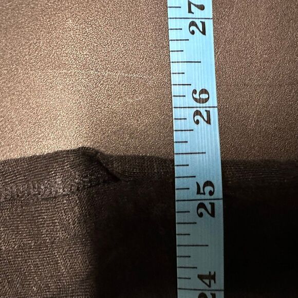 Eileen Fisher $118 Organic Linen Jersey V-Neck Boxy Tee black 2X NEW - Picture 10 of 11